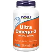 Now Foods, Ultra Omega-3, 180 cápsulas blandas