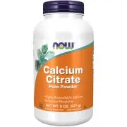 Now Foods, citrato de calcio, polvo 100% puro, 227g