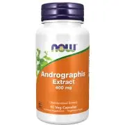 Now Foods, Extracto de Andrographis, 400 mg, 90 cápsulas vegetales