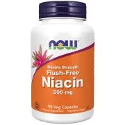 Now Foods, Niacina sin enjuague, 500 mg, 90 cápsulas vegetales