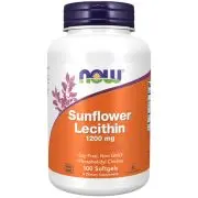 Now Foods, Lecitina de girasol, 1200 mg, 100 cápsulas blandas