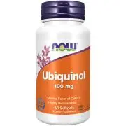 Now Foods, Ubiquinol, 100 mg, 60 cápsulas blandas
