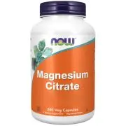 Now Foods, Citrato de magnesio, 400 mg, 240 cápsulas vegetales