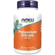 Now Foods, Citrato de potasio, 99 mg, 180 cápsulas vegetales