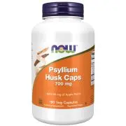 Now Foods, Cáscara de Psyllium, 700 mg, 180 cápsulas vegetales