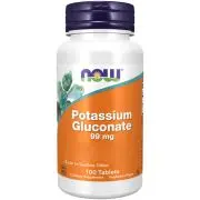 Now Foods, Gluconato de Potasio, 99mg, 100 Tabletas Veg.