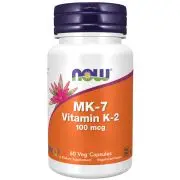Now Foods, Vitamina K2 MK-7, 100mcg, 60 cápsulas vegetales