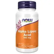 Now Foods, Ácido Alfa Lipoico, 100mg, 60 cápsulas