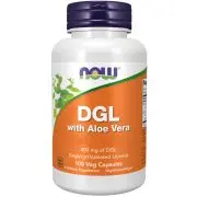 Now Foods, DGL con Aloe Vera, 100 cápsulas vegetales