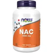 Now Foods, NAC (N-Acetil Cisteína), 1000mg, 120 comprimidos