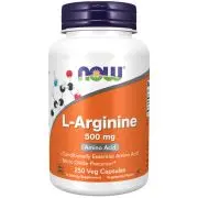 Now Foods, L-Arginina, 500 mg, 250 cápsulas
