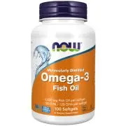 Now Foods, Omega-3, Destilado molecularmente, 100 cápsulas blandas