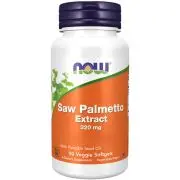 Now Foods, Extracto de Saw Palmetto, 320 mg, 90 cápsulas blandas vegetales