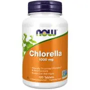 Now Foods, Chlorella, 1000 mg, 120 comprimidos veganos