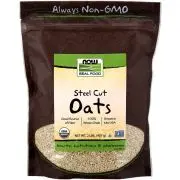 Now Foods, Avena cortada de acero, 907g