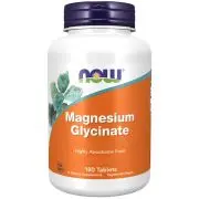 Now Foods, Glicinato de magnesio, 180 comprimidos