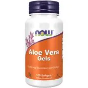 Now Foods, Aloe Vera, 100 cápsulas blandas