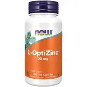 Now Foods, L-OptiZinc con cobre, 30 mg, 100 cápsulas