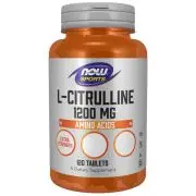 Now Foods, L-Citrulina, 1200mg, 120 comprimidos