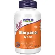 Now Foods, Ubiquinol, 100 mg, 120 cápsulas blandas