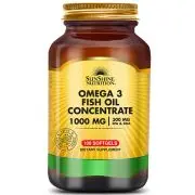 Sunshine Nutrition, Omega 3 Aceite de Pescado, 100mg, 100 cápsulas blandas