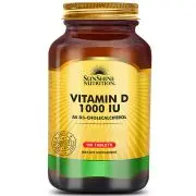 Sunshine Nutrition, Vitamina D3, 1000 UI, 100 comprimidos