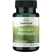 Swanson, Bacopa Monnieri, 10:1 Extracto, 50mg, 90 cápsulas