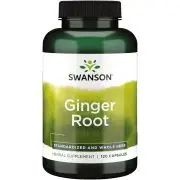 Swanson, Raíz de jengibre, 250mg, 120 cápsulas