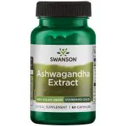 Swanson, Extracto de Ashwagandha, 450mg, 60 cápsulas