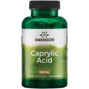 Swanson, Ácido caprílico ultra 600 mg, 60 cápsulas blandas