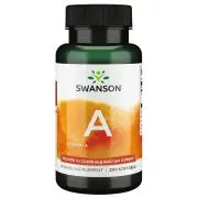 Swanson, Vitamina A, 10.000 UI, 250 cápsulas blandas
