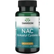 Swanson, NAC N-Acetil Cisteína, 600mg, 100 cápsulas