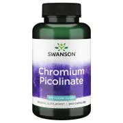 Swanson, Picolinato de cromo, 200mcg, 200 cápsulas
