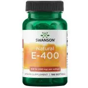 Swanson, Vitamina E, 400 UI, 100 cápsulas blandas