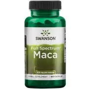 Swanson, Maca, 500mg, 100 cápsulas
