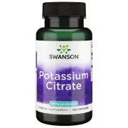 Swanson, Citrato de potasio, 99mg 120 cápsulas