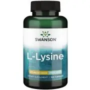 Swanson, L-lisina, 500 mg, 100 cápsulas