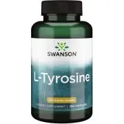 Swanson, L-tirosina, 500 mg, 100 cápsulas