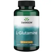 Swanson, L-Glutamina, 500mg, 100 cápsulas