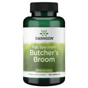 Swanson, Escoba de carnicero de espectro completo, 470 mg, 100 cápsulas