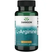 Swanson, L-Arginina, 500 mg, 100 cápsulas