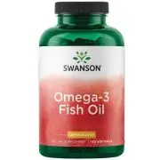 Swanson, Omega-3 Aceite de pescado, sabor limón, 150 cápsulas blandas