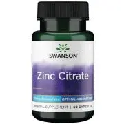 Swanson, Citrato de Zinc, Depot 50mg, 60 cápsulas
