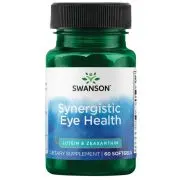 Swanson, Salud ocular sinérgica - Luteína y zeaxantina, 60 cápsulas blandas