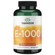 Swanson, E-1000, 1000IU, 100 cápsulas