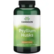 Swanson, Cáscaras de Psyllium, 610mg, 100 cápsulas