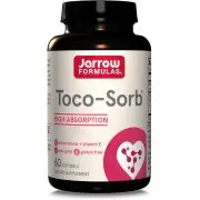 Jarrow Formulas, Toco-Sorb Mezcla de Tocotrienoles y Vitamina E, 60 cápsulas blandas